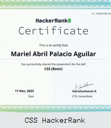 HackerRank Certificate